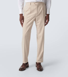 Brunello Cucinelli Double-breasted wool and cashmere suit