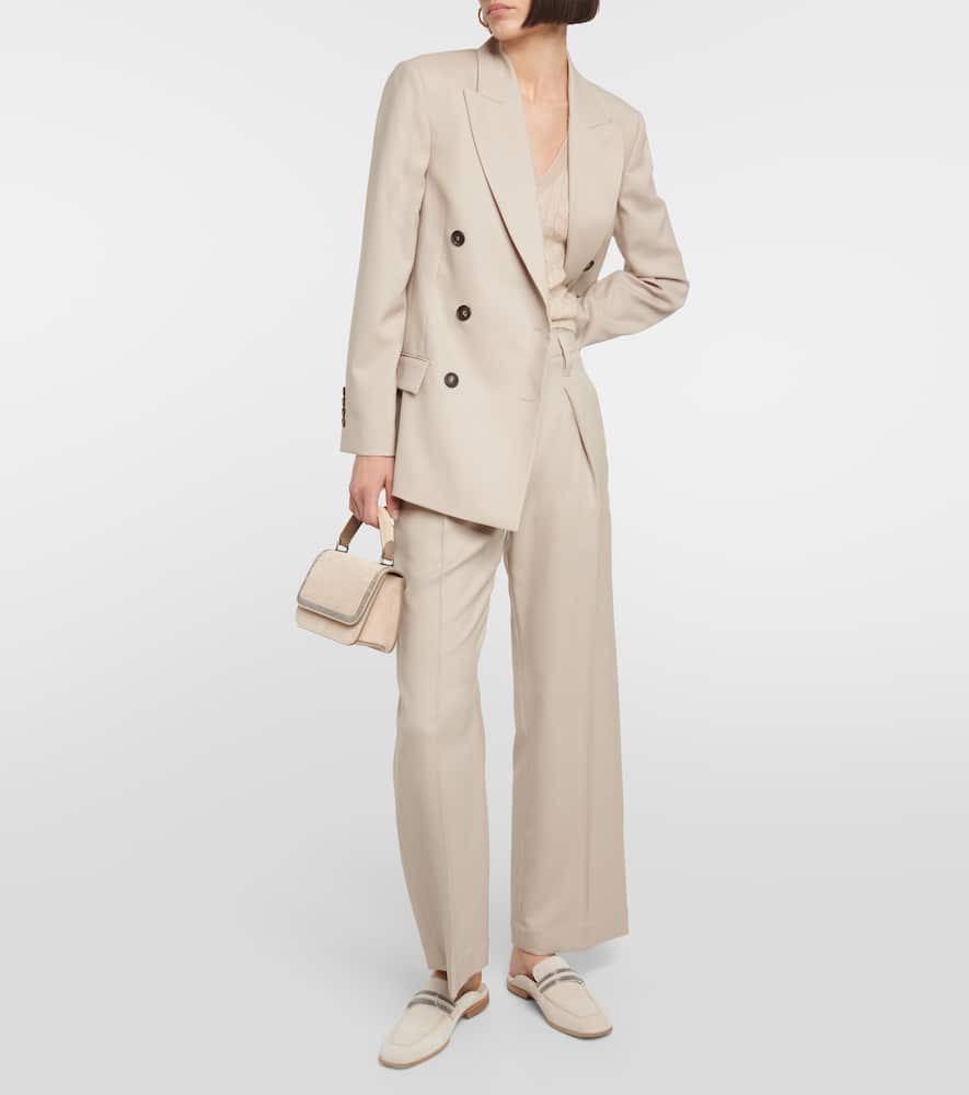 Brunello Cucinelli Double-breasted wool blazer