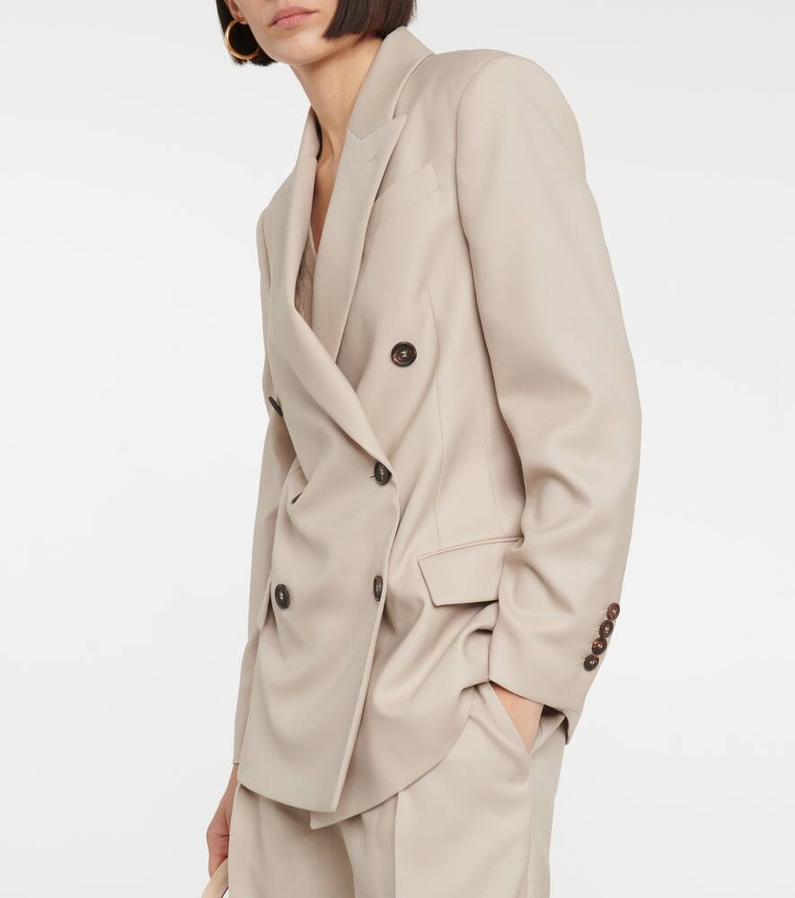 Brunello Cucinelli Double-breasted wool blazer