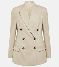 Brunello Cucinelli Double-breasted wool blazer