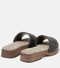 Brunello Cucinelli Embellished clog slides