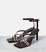 Brunello Cucinelli Embellished leather sandals