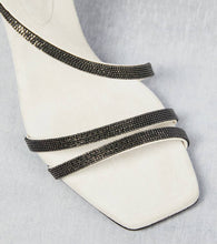 Brunello Cucinelli Embellished leather sandals