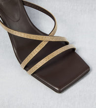 Brunello Cucinelli Embellished leather sandals