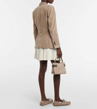 Brunello Cucinelli Embellished suede blazer