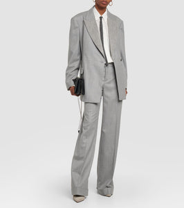 Brunello Cucinelli Embellished wool blazer