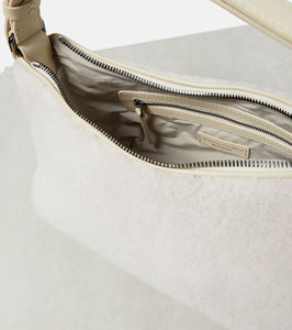 Brunello Cucinelli Faux shearling shoulder bag