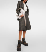 Brunello Cucinelli Faux shearling shoulder bag