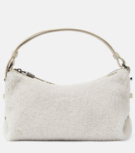 Brunello Cucinelli Faux shearling shoulder bag