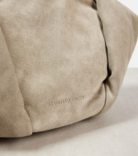 Brunello Cucinelli Fold-Over Small suede clutch