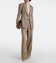 Brunello Cucinelli Herringbone wool-blend blazer