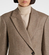 Brunello Cucinelli Herringbone wool-blend blazer