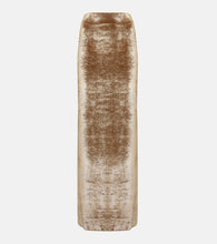 Brunello Cucinelli High-rise velvet maxi skirt - Brunello Cucinelli 高腰天鹅绒超长半身裙