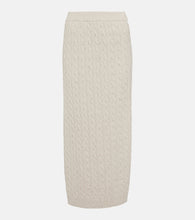 Brunello Cucinelli Knit cotton-blend midi skirt - Brunello Cucinelli 针织棉混纺中长半身裙