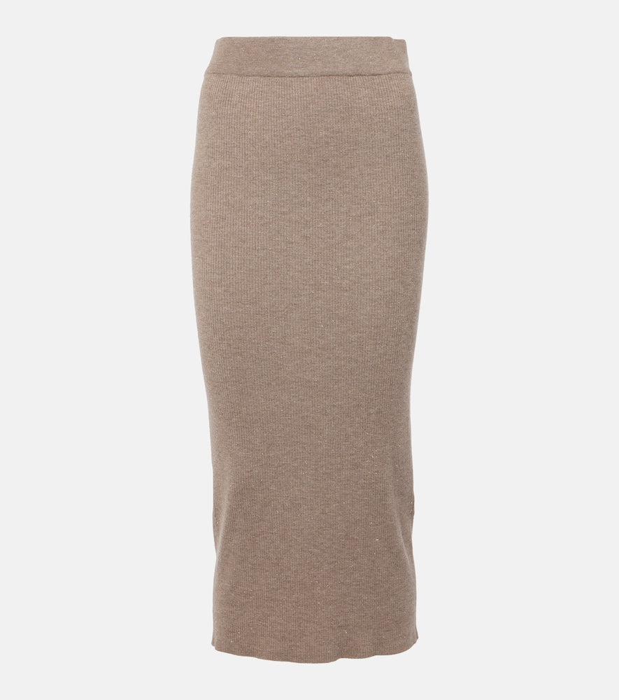 Brunello Cucinelli Knitted midi skirt - Brunello Cucinelli 针织中长裙