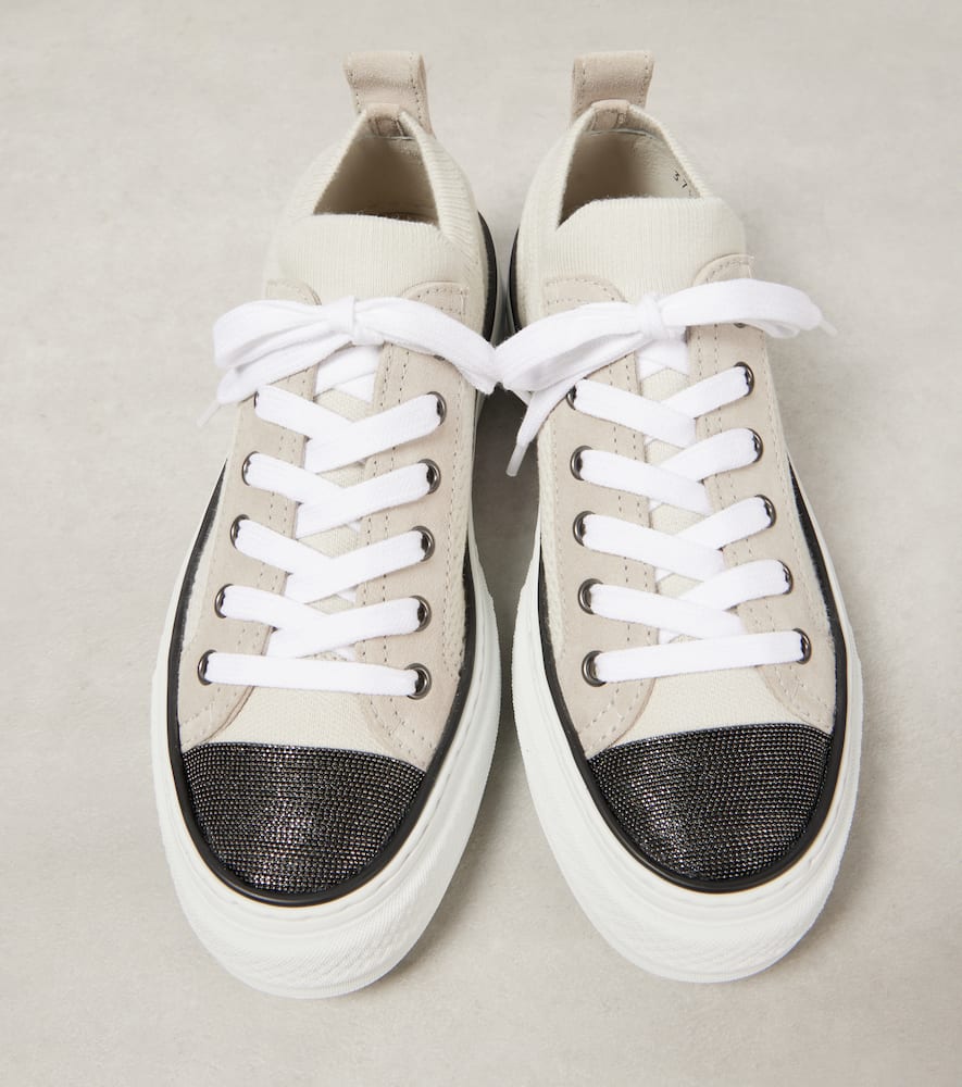 Brunello Cucinelli Knitted slip-on sneakers