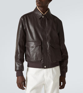 Brunello Cucinelli Leather blouson