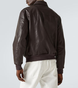 Brunello Cucinelli Leather blouson