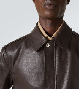 Brunello Cucinelli Leather blouson