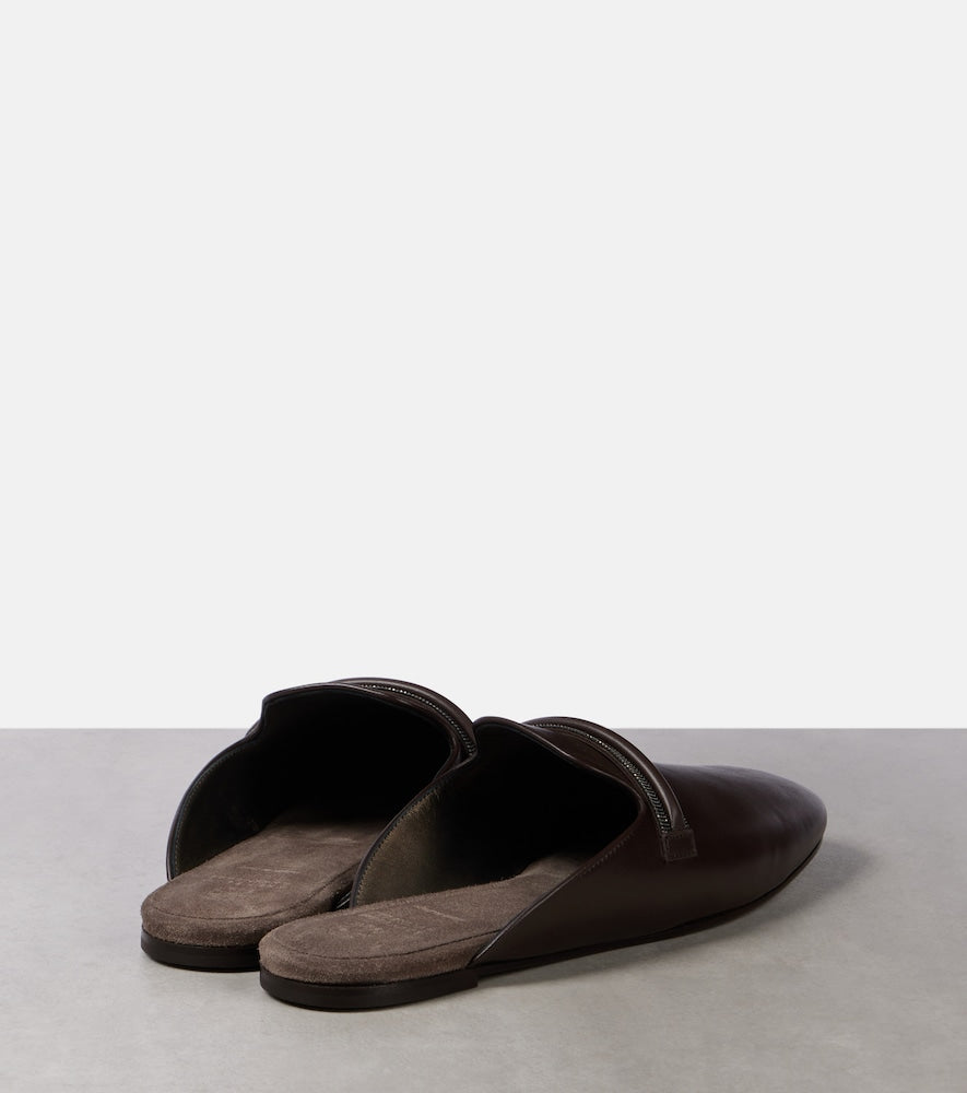 Brunello Cucinelli Leather mules