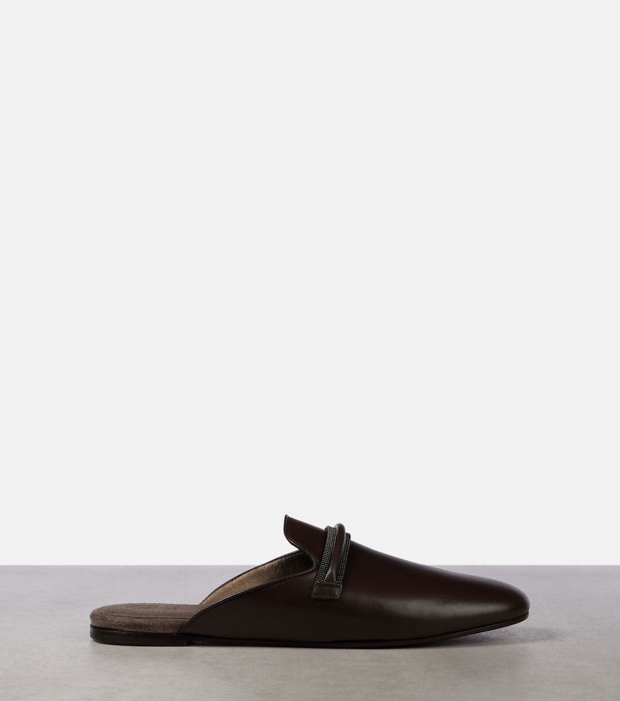 Brunello Cucinelli Leather mules