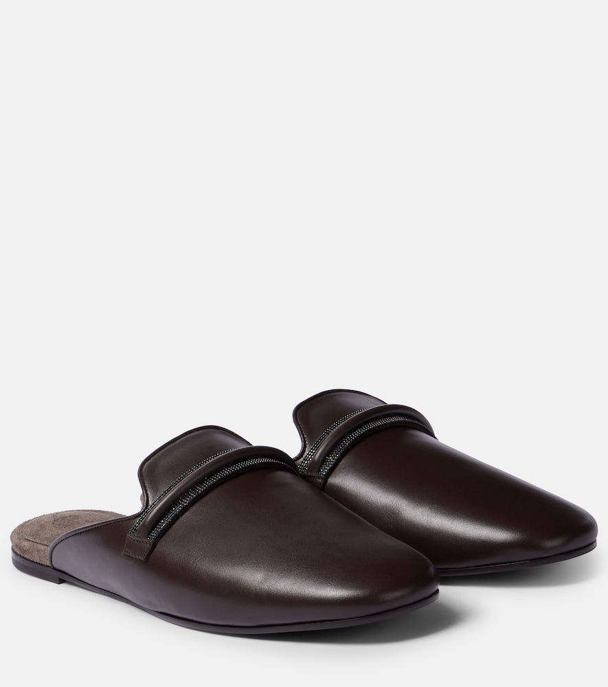 Brunello Cucinelli Leather mules