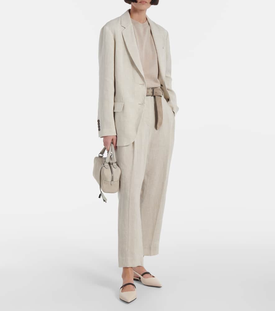 Brunello Cucinelli Linen-blend blazer