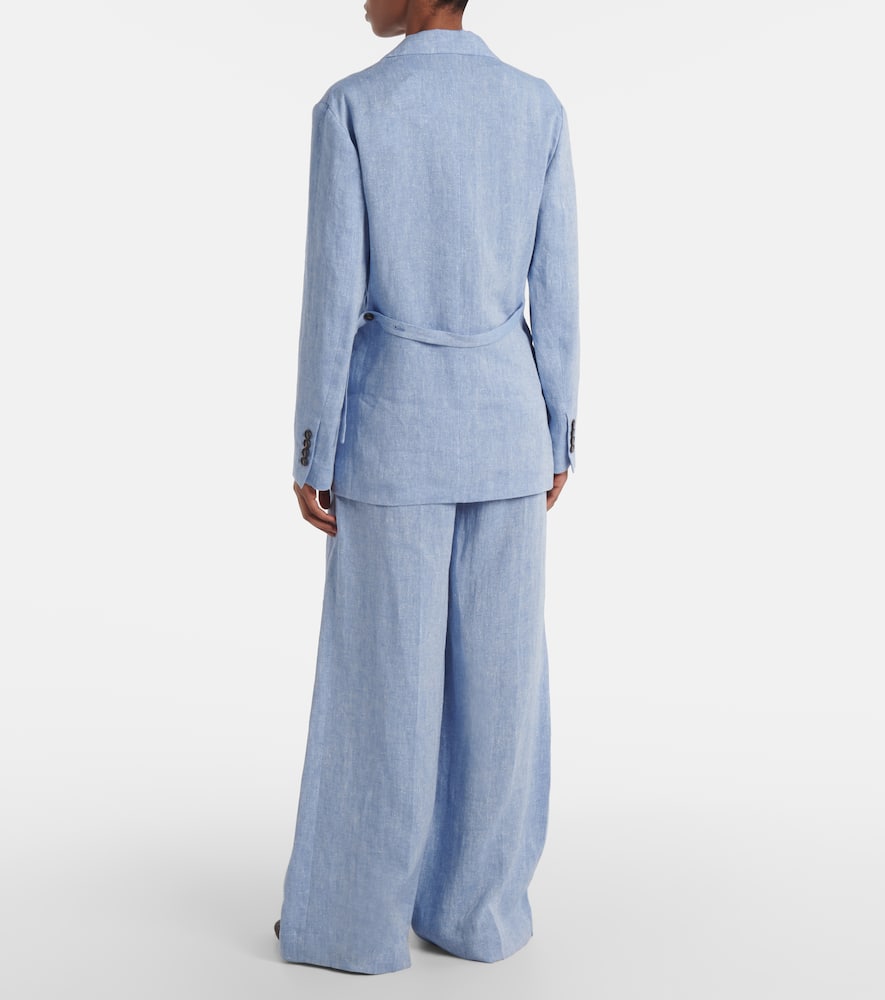 Brunello Cucinelli Linen-blend blazer
