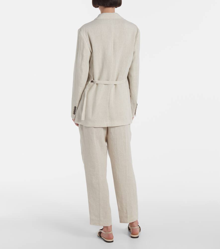 Brunello Cucinelli Linen-blend blazer