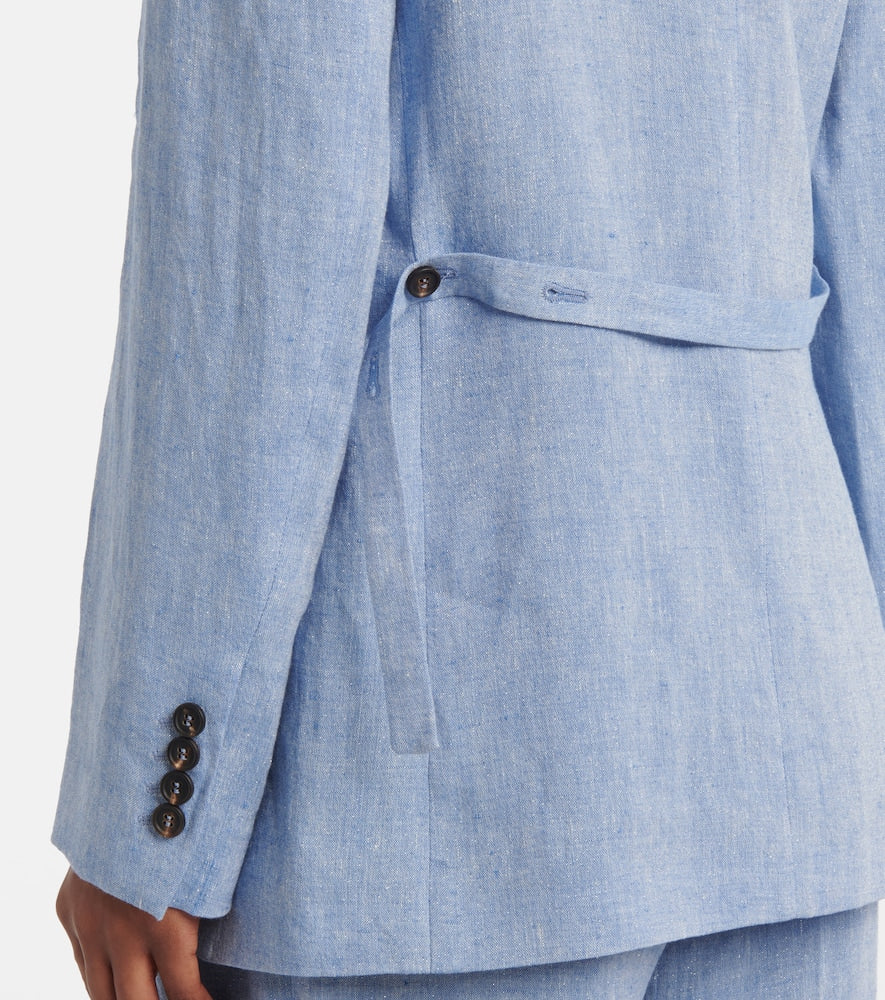 Brunello Cucinelli Linen-blend blazer