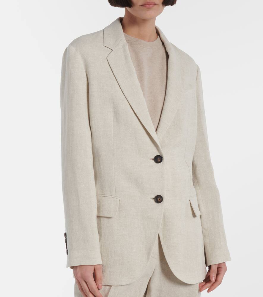 Brunello Cucinelli Linen-blend blazer