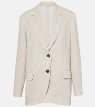 Brunello Cucinelli Linen-blend blazer