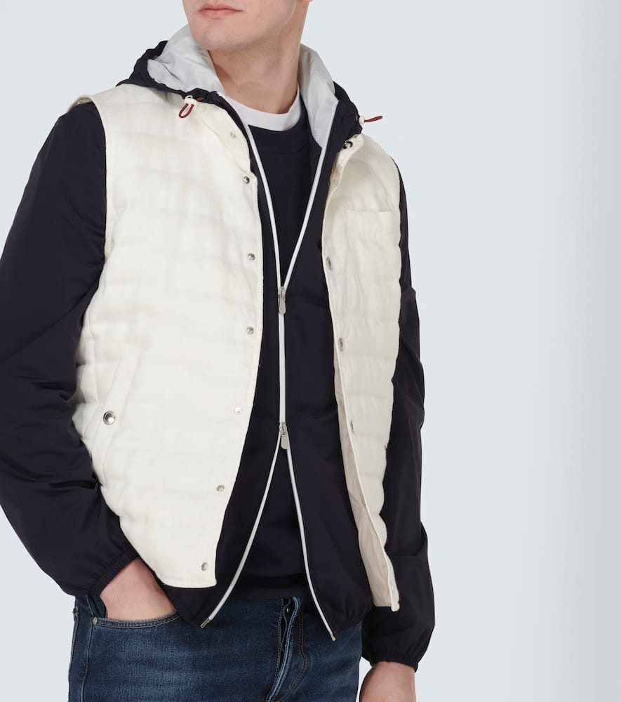 Brunello Cucinelli Logo blouson jacket