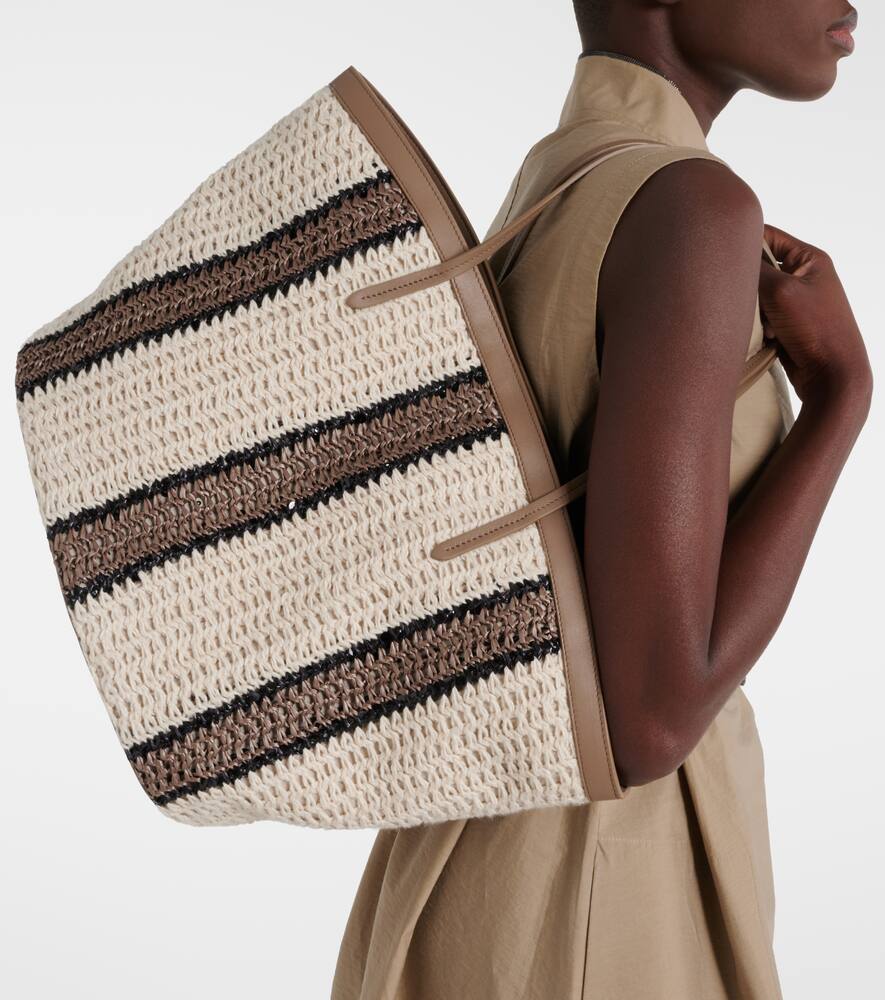 Brunello Cucinelli Medium crochet tote bag