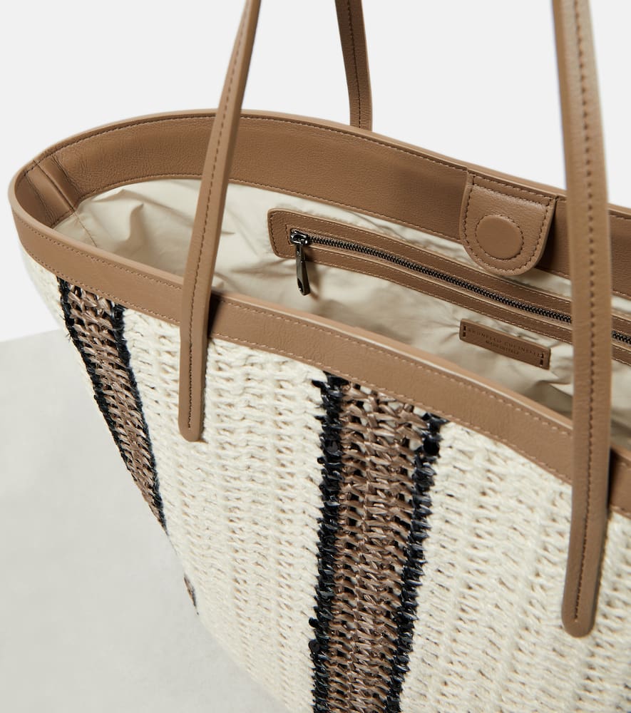 Brunello Cucinelli Medium crochet tote bag