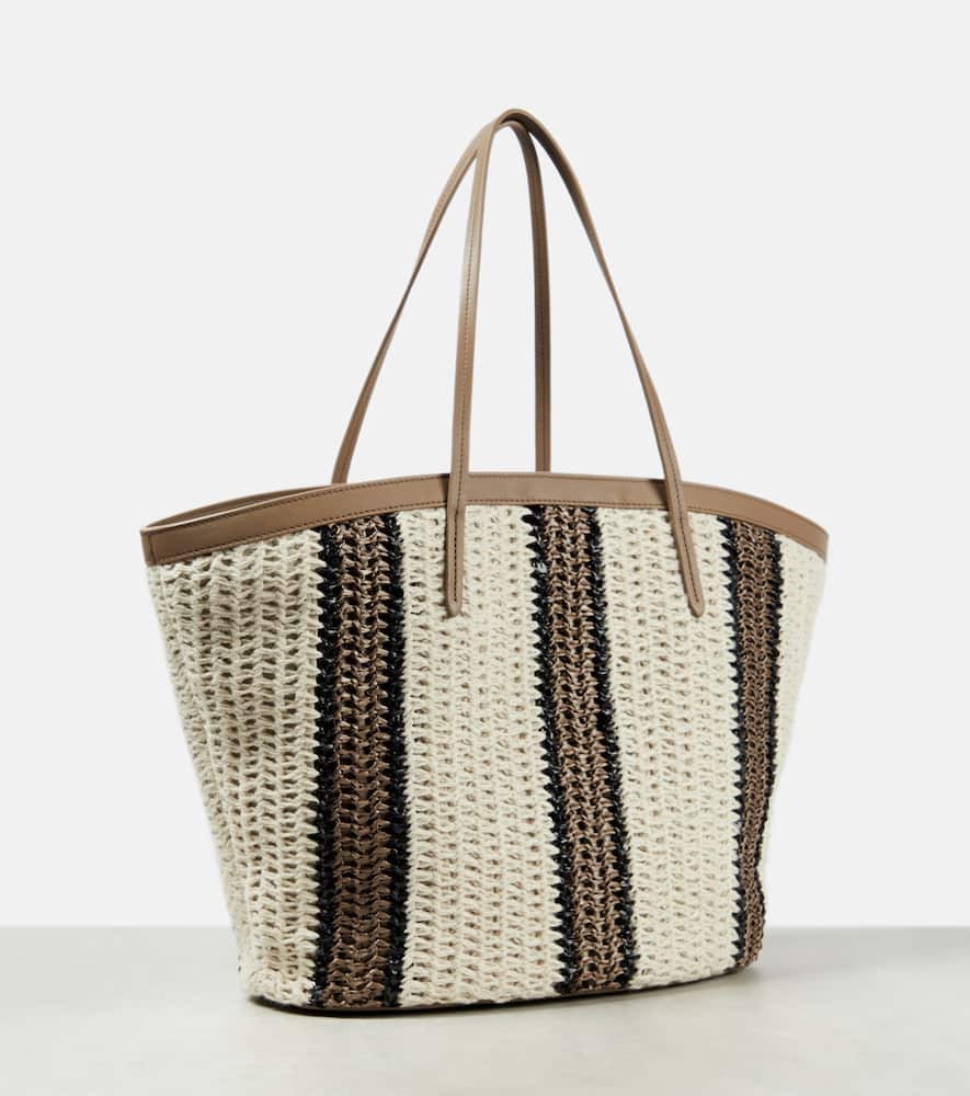 Brunello Cucinelli Medium crochet tote bag