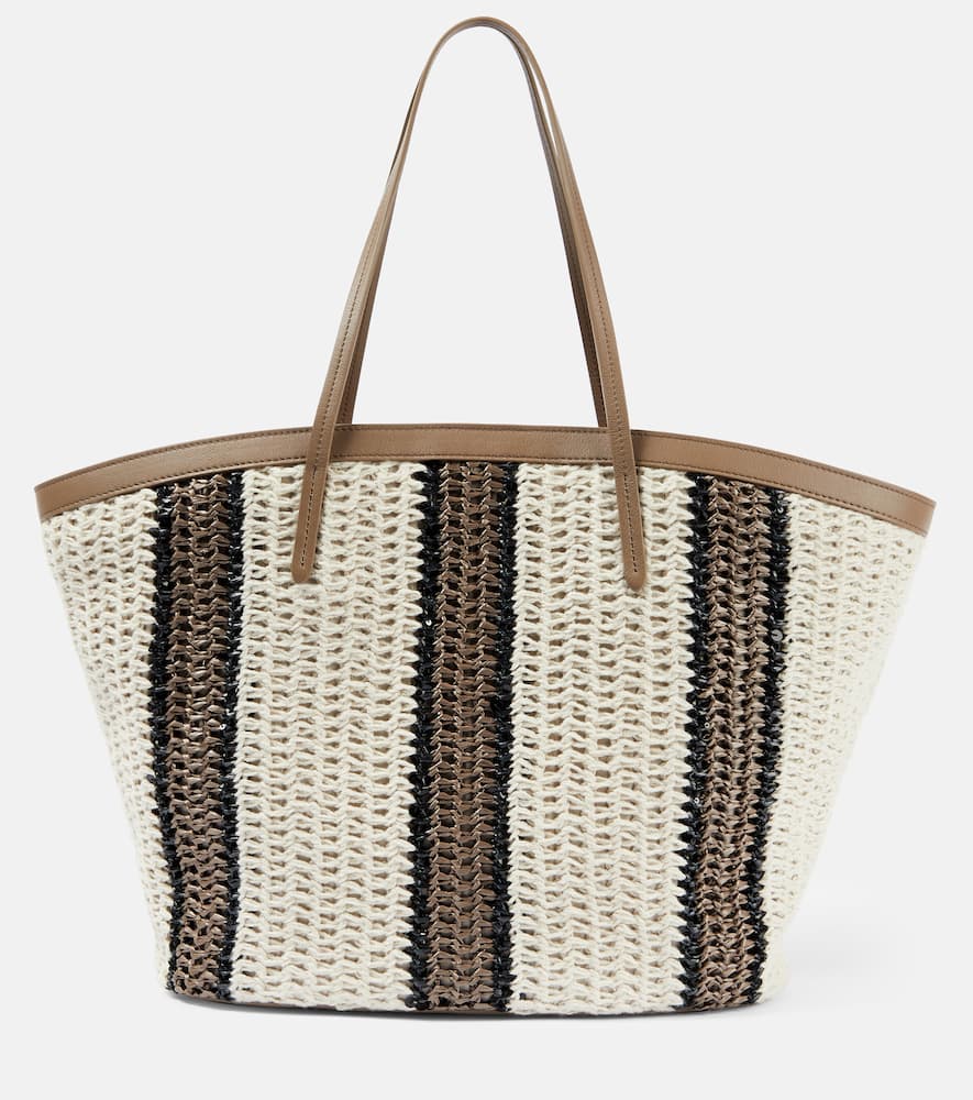 Brunello Cucinelli Medium crochet tote bag