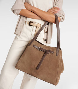 Brunello Cucinelli Medium suede shoulder bag
