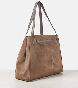 Brunello Cucinelli Medium suede shoulder bag