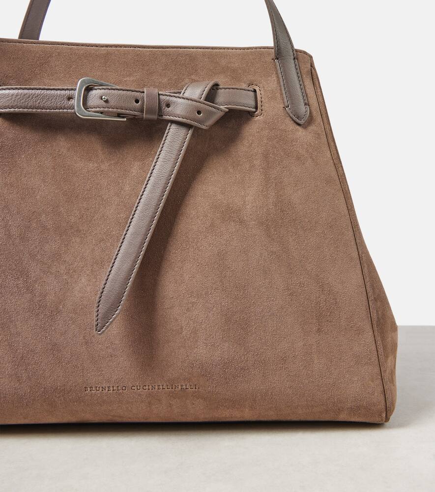 Brunello Cucinelli Medium suede shoulder bag