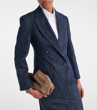 Brunello Cucinelli Metallic cotton-blend blazer