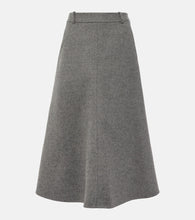 Brunello Cucinelli Mid-rise wool midi skirt - Brunello Cucinelli 中腰羊毛中长半身裙