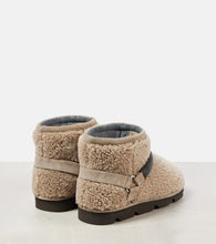 Brunello Cucinelli Monili Beads shearling snow boots