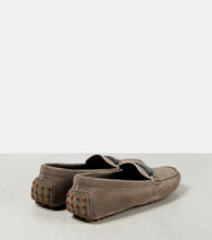 Brunello Cucinelli Monili-embellished suede loafers