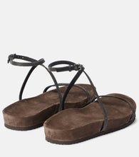 Brunello Cucinelli Monili leather sandals