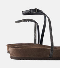 Brunello Cucinelli Monili leather sandals