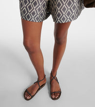 Brunello Cucinelli Monili leather sandals