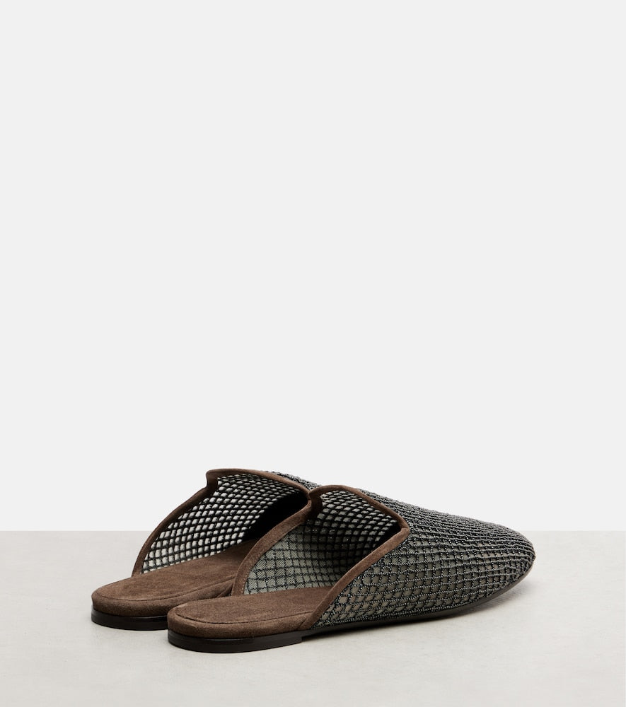 Brunello Cucinelli Monili mules