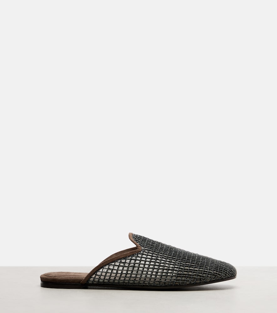 Brunello Cucinelli Monili mules