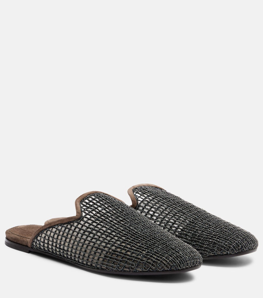 Brunello Cucinelli Monili mules